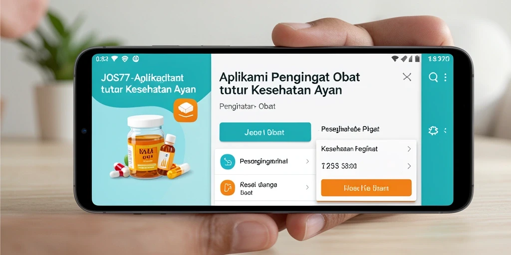 Tampilan antarmuka aplikasi JOS77 yang intuitif dan mudah digunakan.