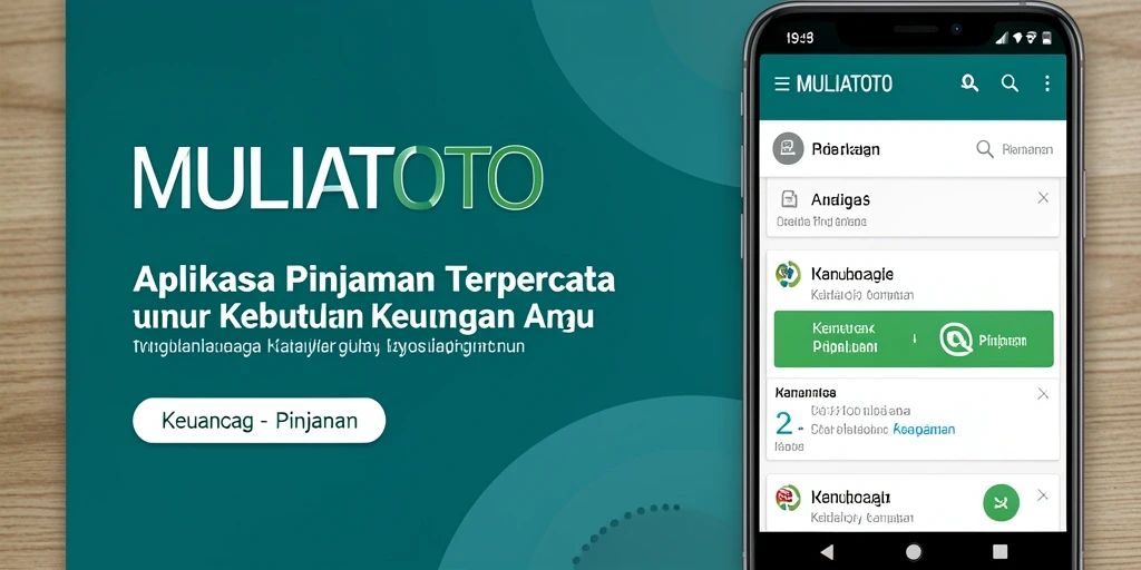 Tampilan antarmuka MULIATOTO yang modern dan intuitif.