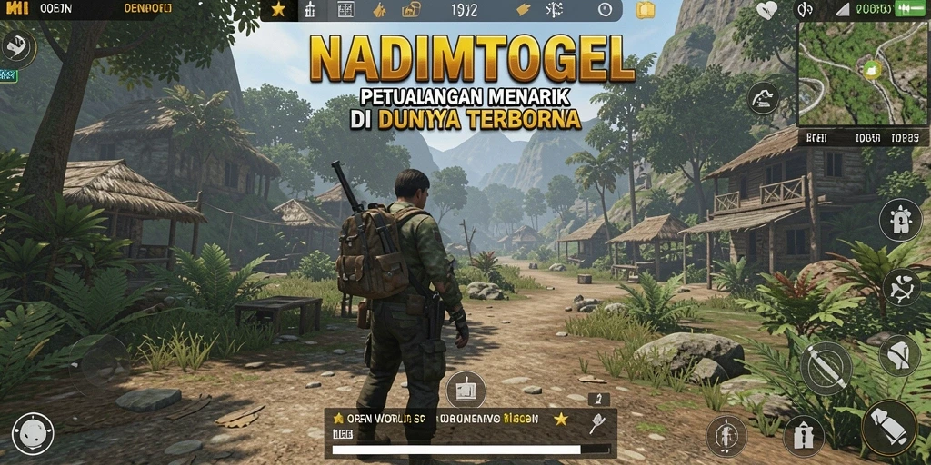 Tampilan antarmuka yang menarik dalam dunia Open World NADIMTOGEL.